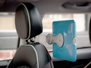 Wallee Headrest Mount (White) behind perp